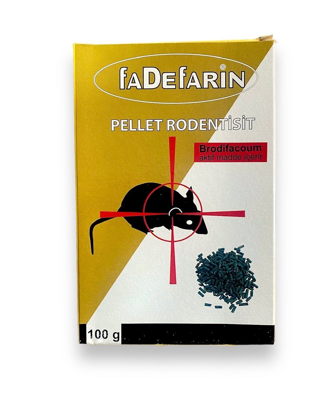 FADEFARİN PELET FARE ZEHİRİ 100 GR