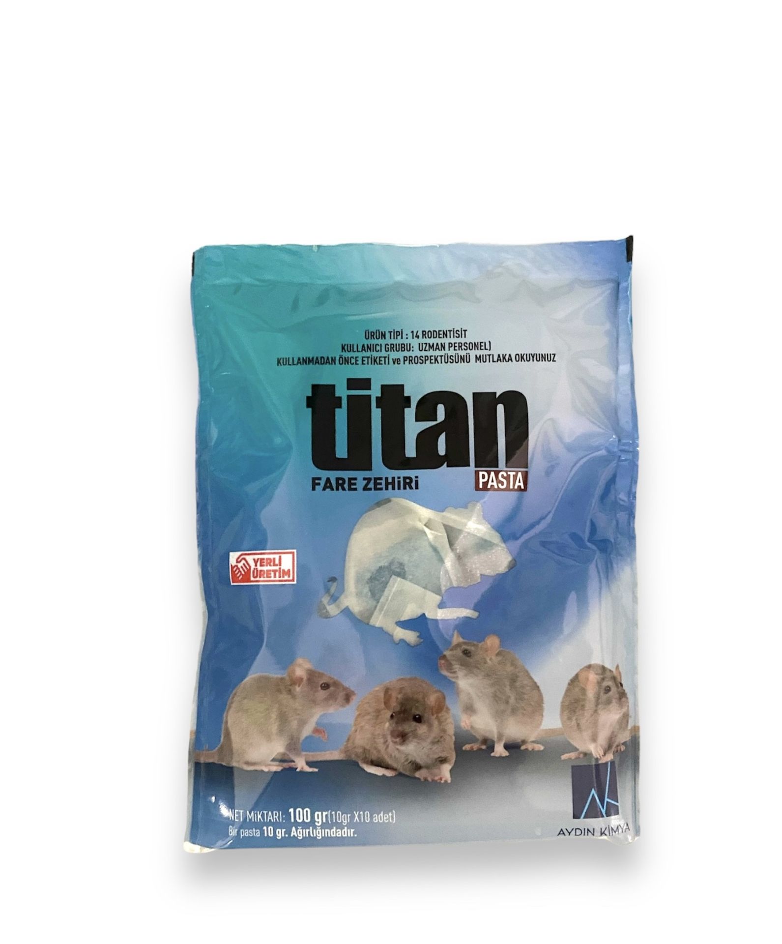 TİTAN FARE PASTASI 10X10  100 GR